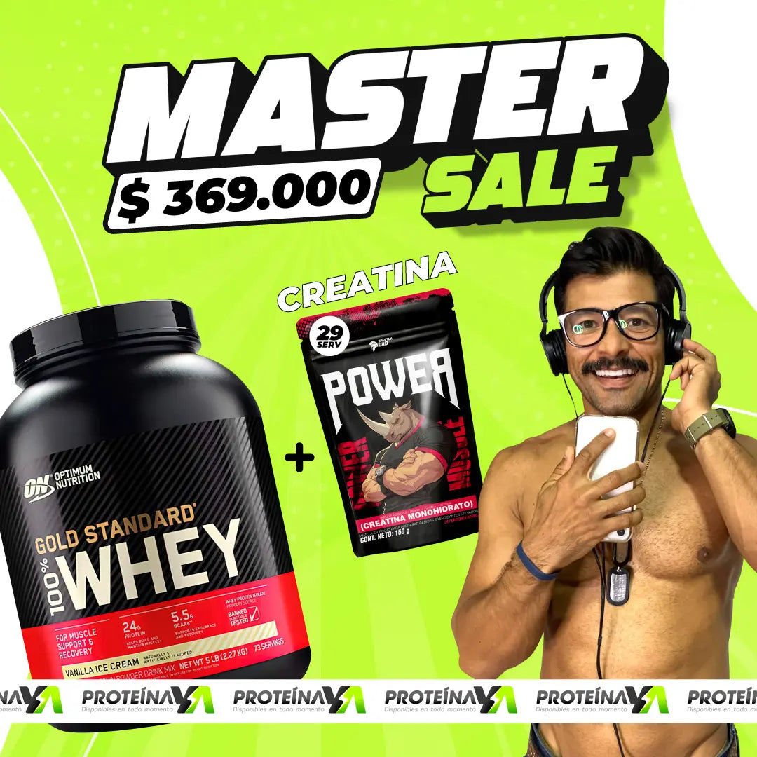 Gold Standard 5 LB + Creatina Power 150 g (gratis)
