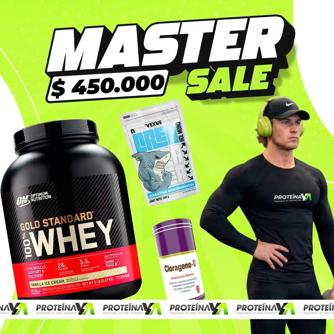 Gold Standard 5 LB + Creatina 300 g + Clorágeno-D