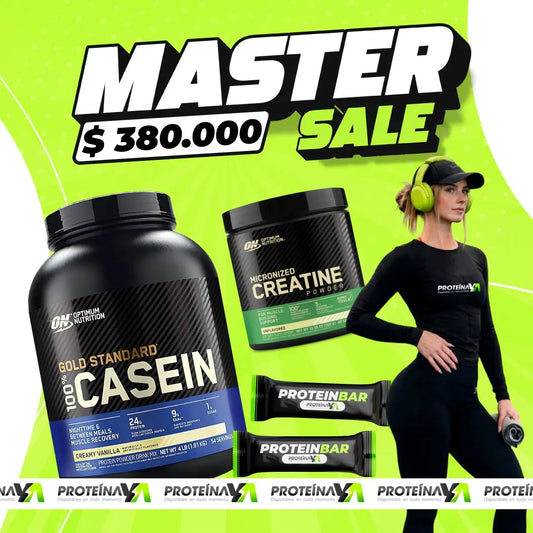 Gold Standard Casein 3.8 lb + Creatine ON 60 Serv + Obsequios
