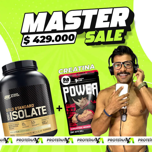 Gold Standard Isolate 5 LB + Creatine Power de 500 g