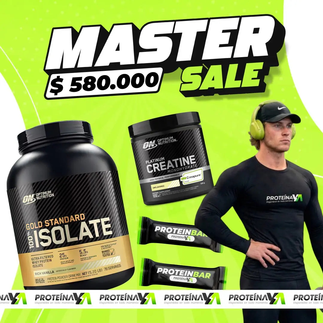 Gold Standard Isolate 5 lb + Platinum Creatine ON 60 Serv + Obsequios