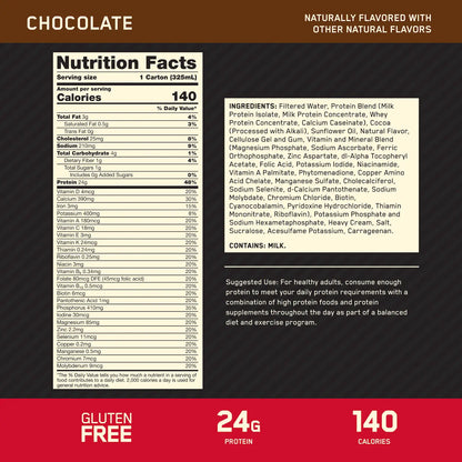 Gold Standard Protein Shake Optimum Nutrition