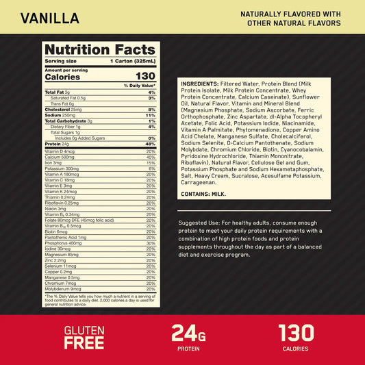 Gold Standard Protein Shake Optimum Nutrition