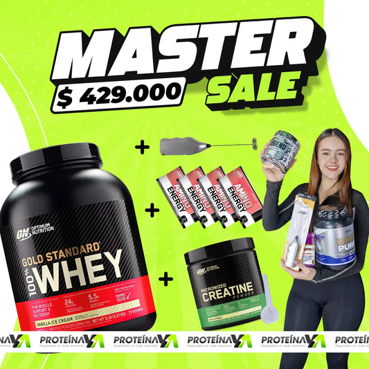 Gold Standard 5 LB + Creatine ON 60 Serv + Obsequios