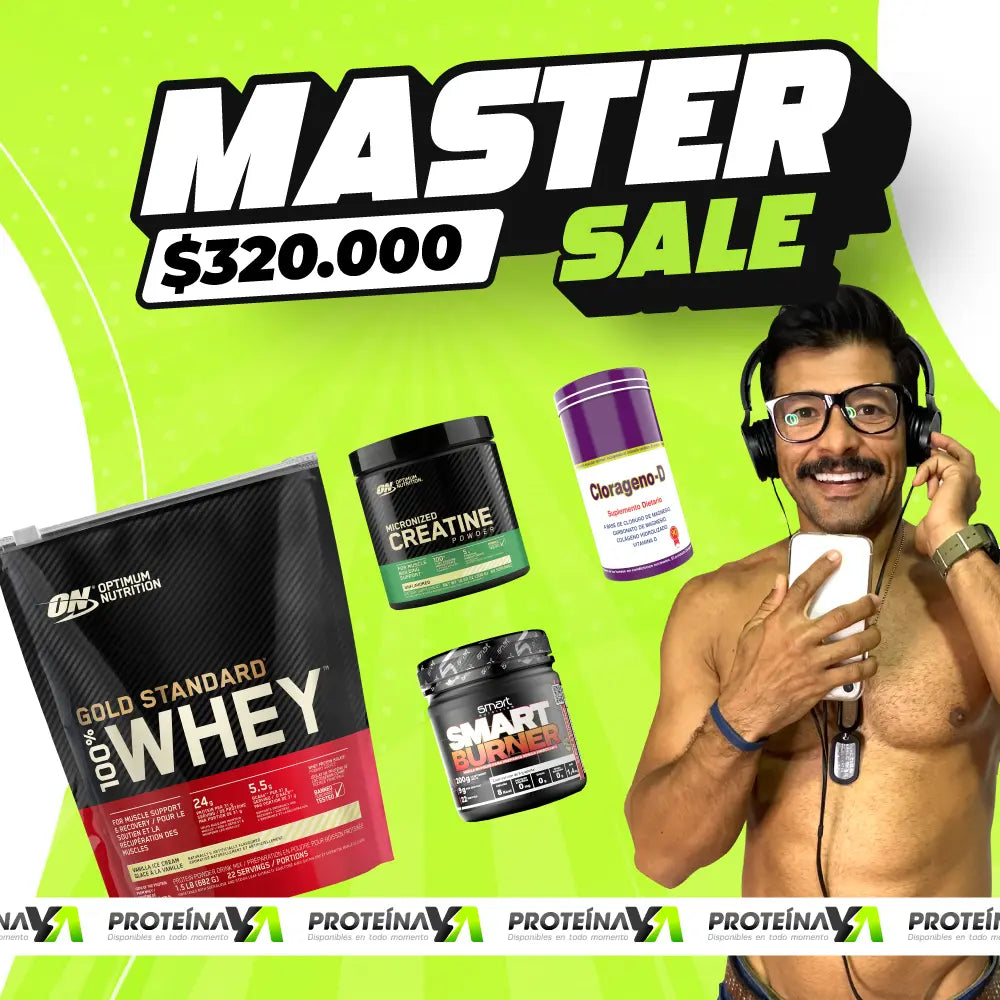 Gold Standard 22 serv + Creatine ON 60 Serv + Clorágeno-D 90 caps + Smart Burner 200 gr