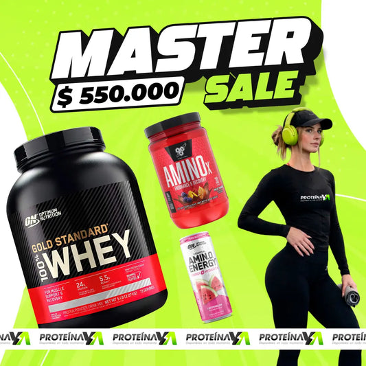 Gold Standard 5 lb + Amino X 30 serv + Obsequio