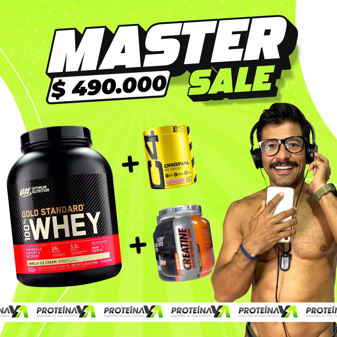Gold Standard 5 lb + C4 Original 60 serv + Creatine Healthy 300 gr