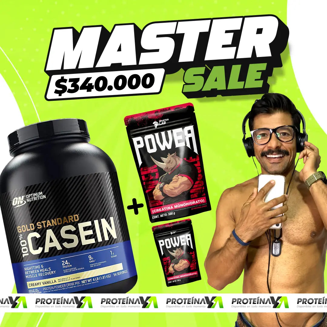Gold Standard Casein 3.8 lb + Creatina Power 500 y 150 g