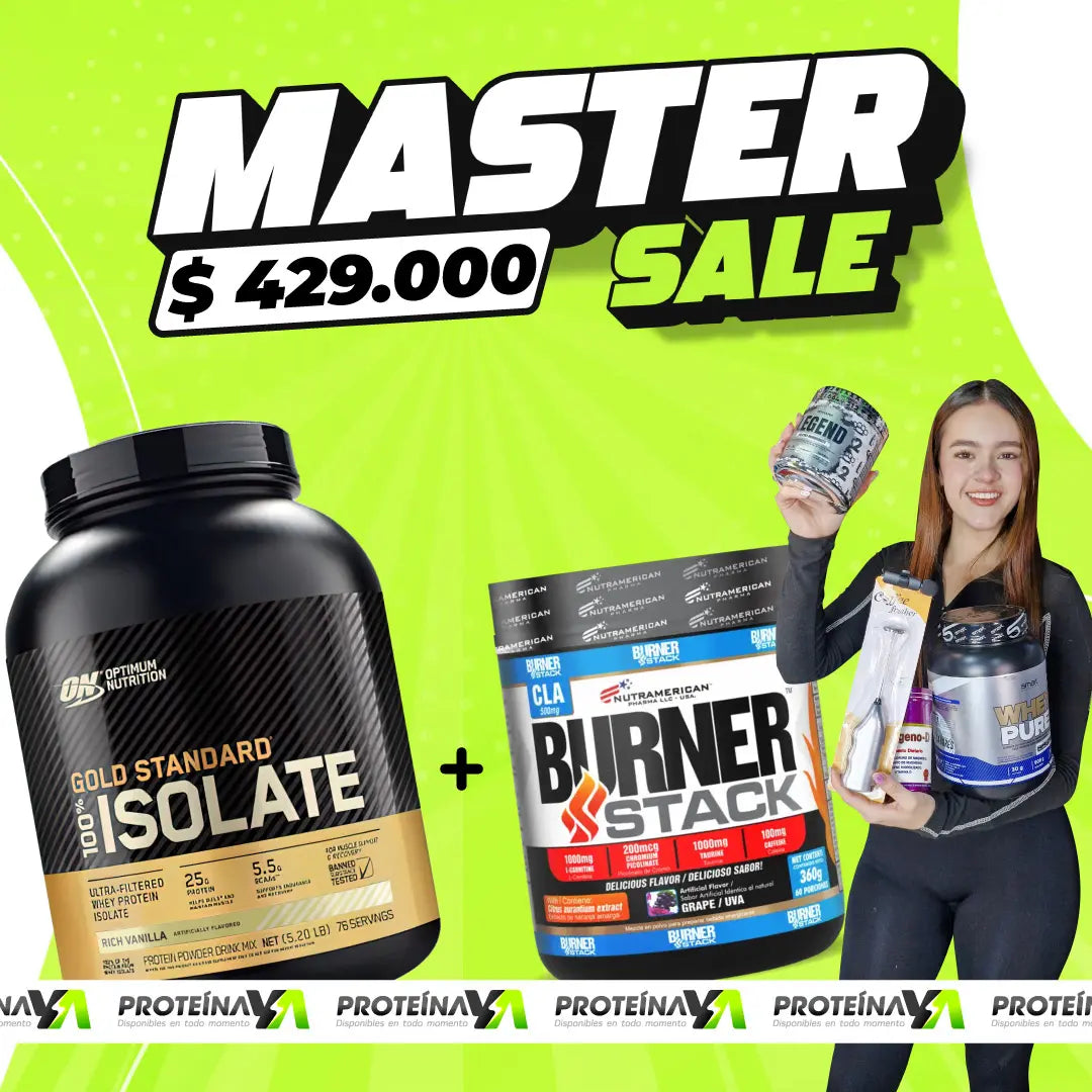 Gold Standard Isolate 5 LB + Burner Stack 60 Servicios
