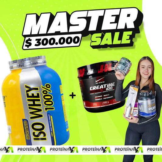 Iso Whey 60 servicios + Creatine Iron 500 gr