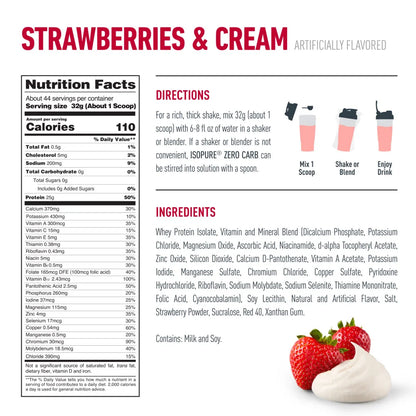 Isopure Zero - Low Carb Isopure Company