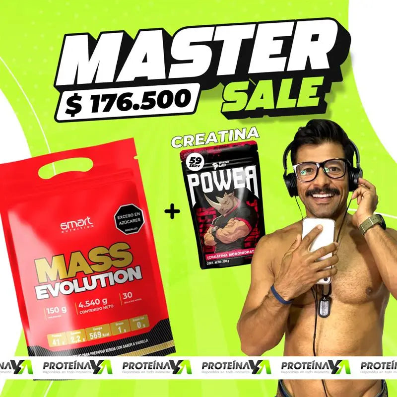 Mass Evolution 10 lb + Creatina Power 300 g (gratis)