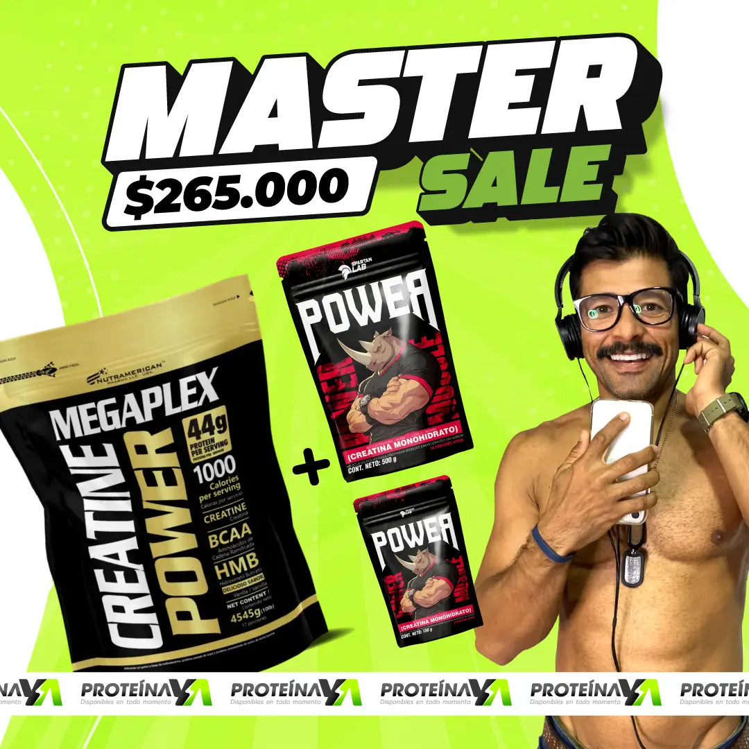 Megaplex Creatine Power 10 lb + Creatina Power 500 y 150 g