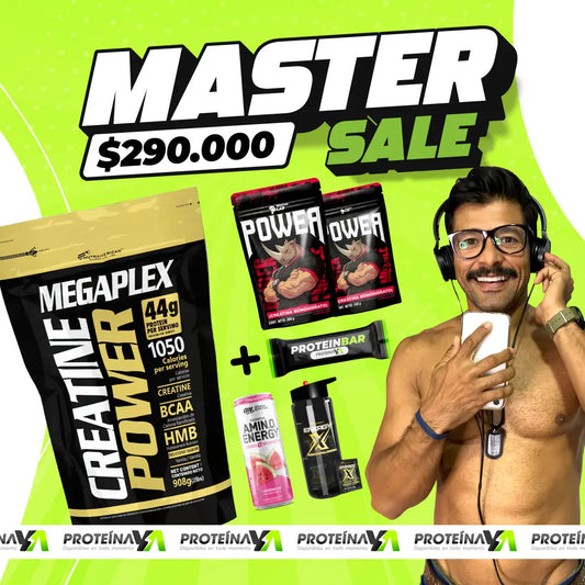Megaplex Creatine Power 10 lb + Creatina Power 500 y 150 g + Obsequios