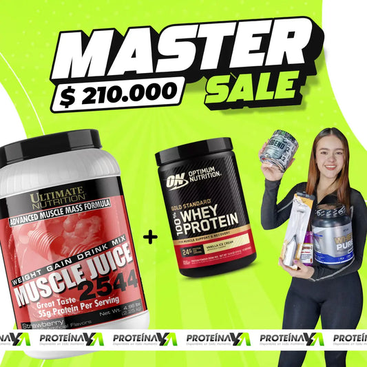 Muscle Juice 4,96 LB + Gold Standard 10 Servicios (gratis)