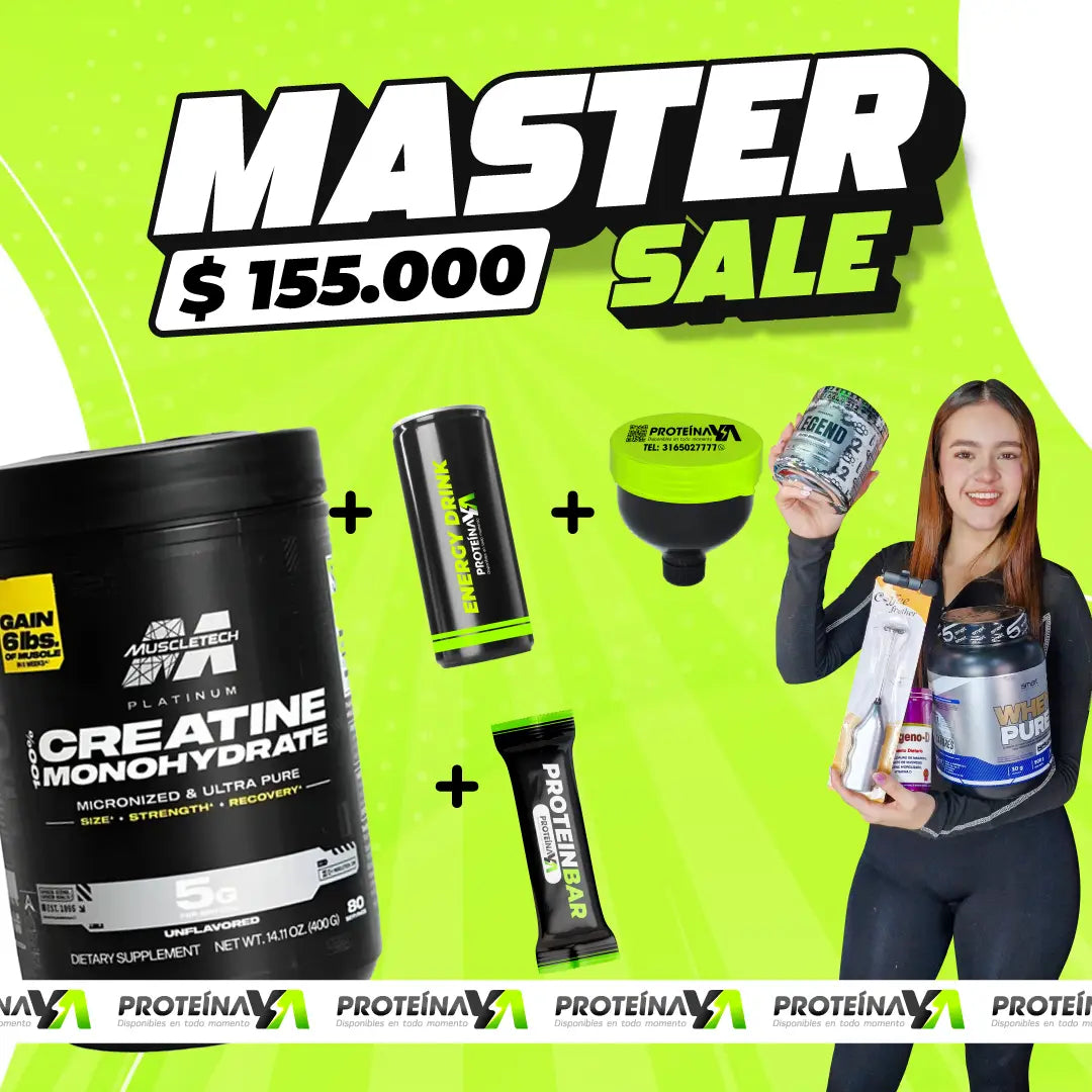 Platinum 100% Creatine + Obsequios
