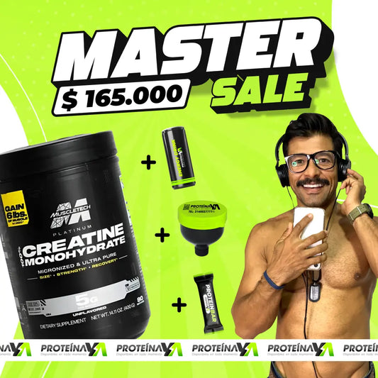 Platinum 100% Creatine + Obsequios