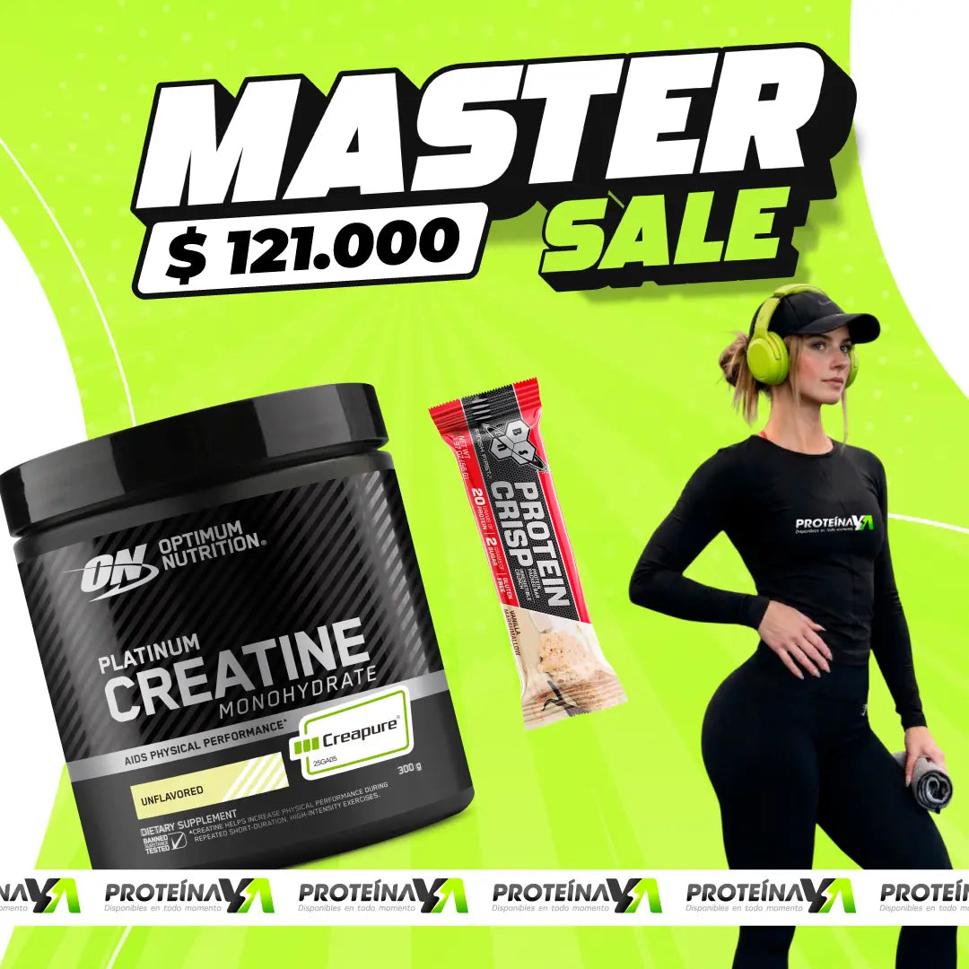 Platinum Creatine ON 60 Serv + Barra de proteína