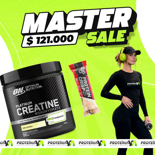 Platinum Creatine ON 60 Serv + Barra de proteína