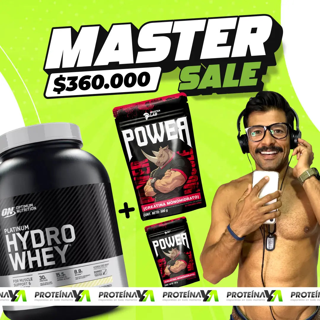 Platinum Hydrowhey 3.5 lb + Creatina Power 500 y 150 g