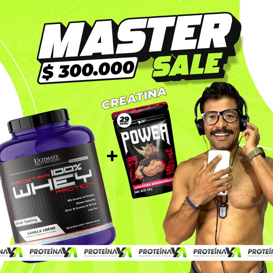 Prostar Whey 5 LB + Creatina Power 150 g (gratis)