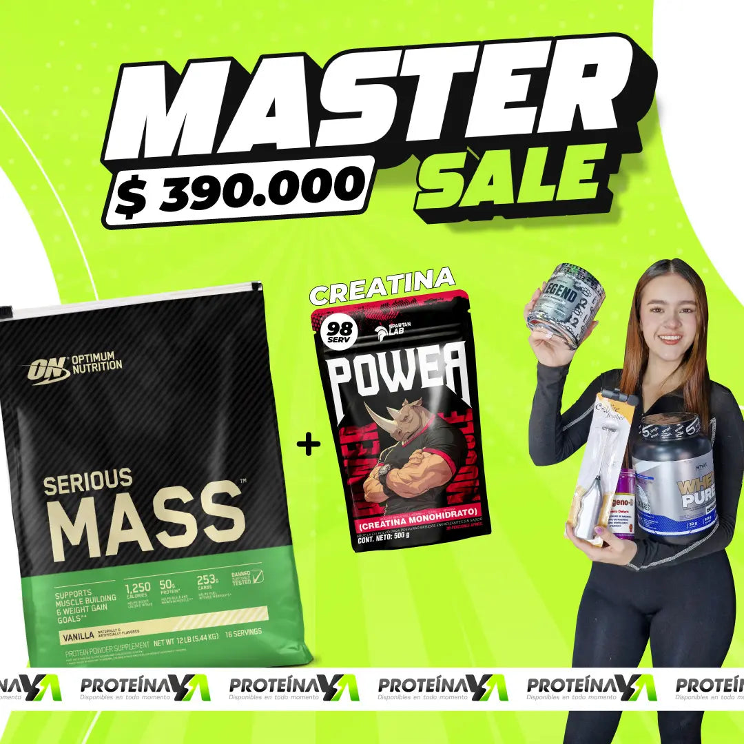 Serious Mass 12 LB + Creatina Power 500 g