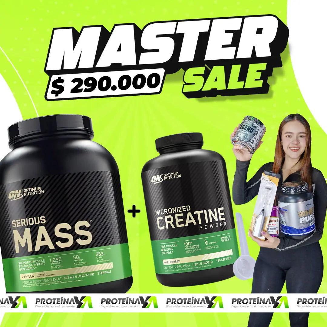 Serious Mass 6 LB + Creatine ON 120 Serv