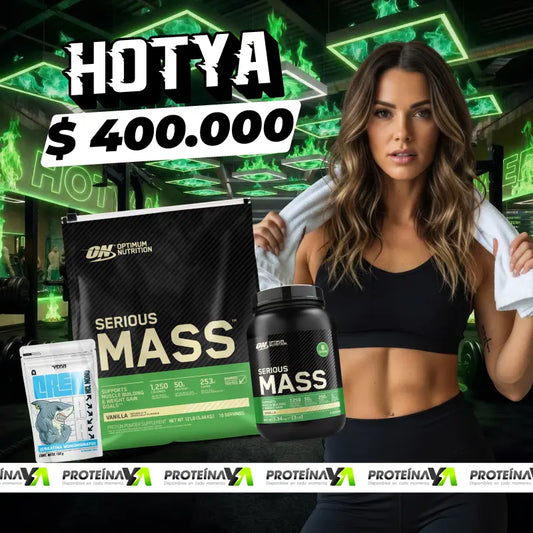 Serious Mass 12 LB y 3 LB + Creatina Vexus 150 g (gratis)