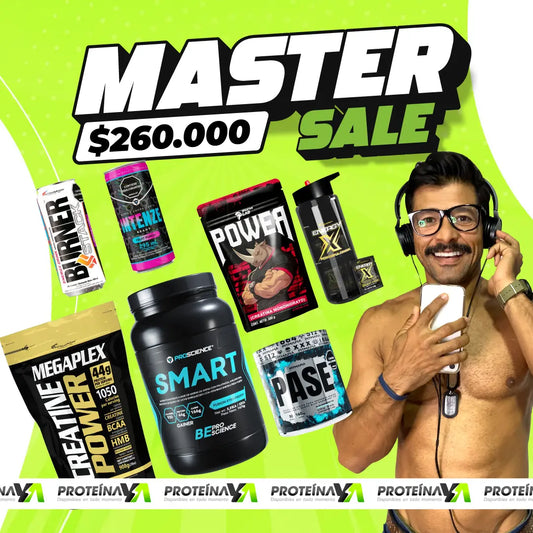 Smart 3 lb + Megaplex 2 lb + Creatina Power 300 g + Pase 30 serv + Obsequios