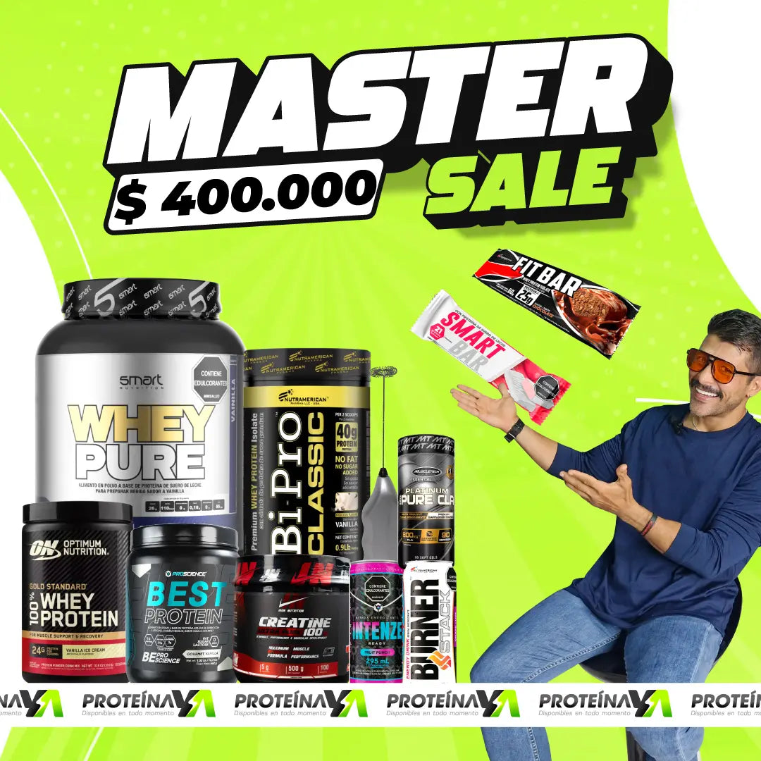 ¡Superoferta! Proteínas + creatina + CLA + obsequios