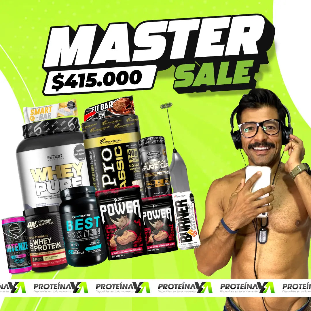 ¡Superoferta! Proteínas + creatina + CLA + obsequios