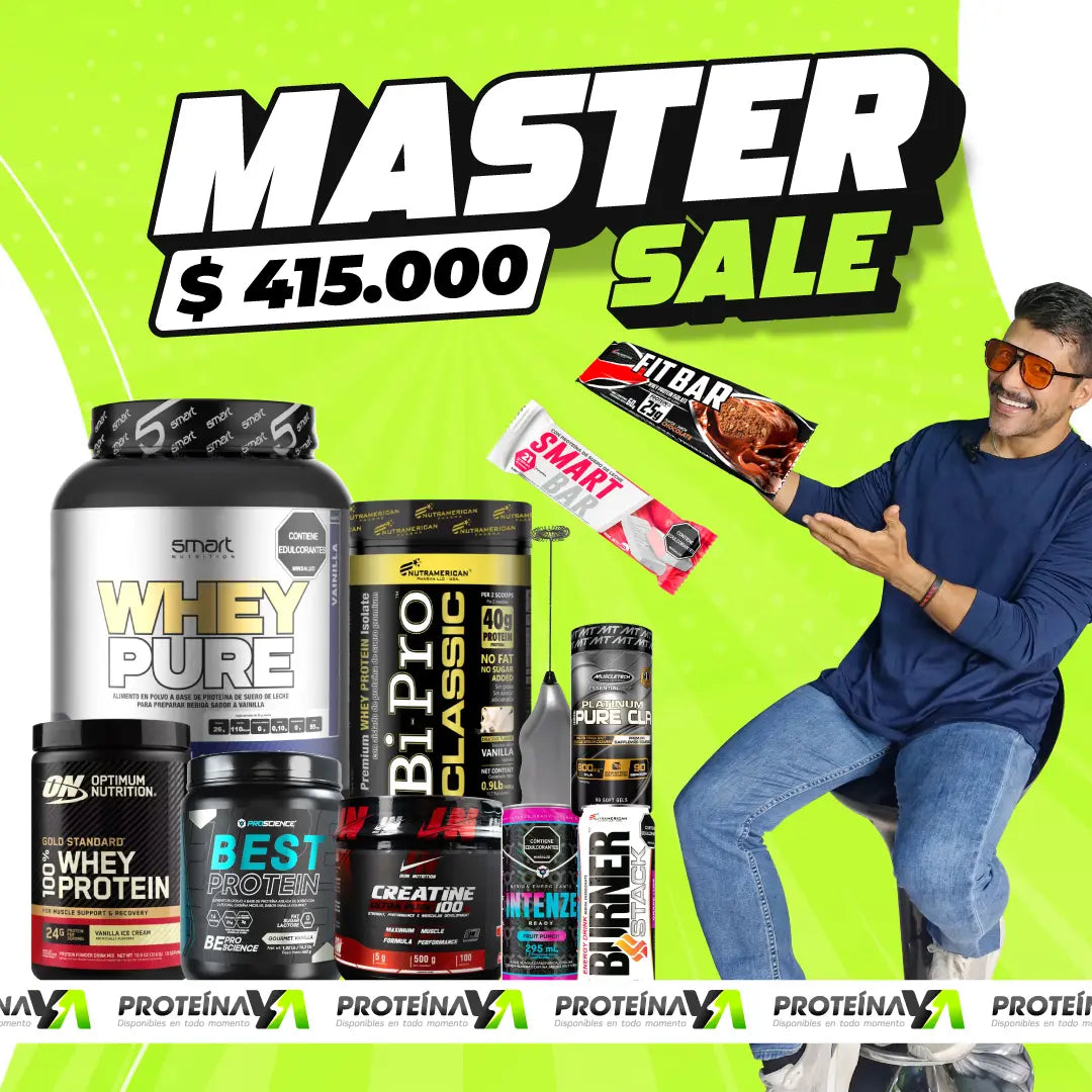 ¡Superoferta! Proteínas + creatina + CLA + obsequios