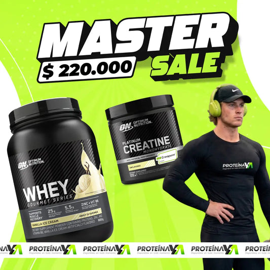 Whey Gourmet 2 lb + Platinum Creatine ON 60 Serv