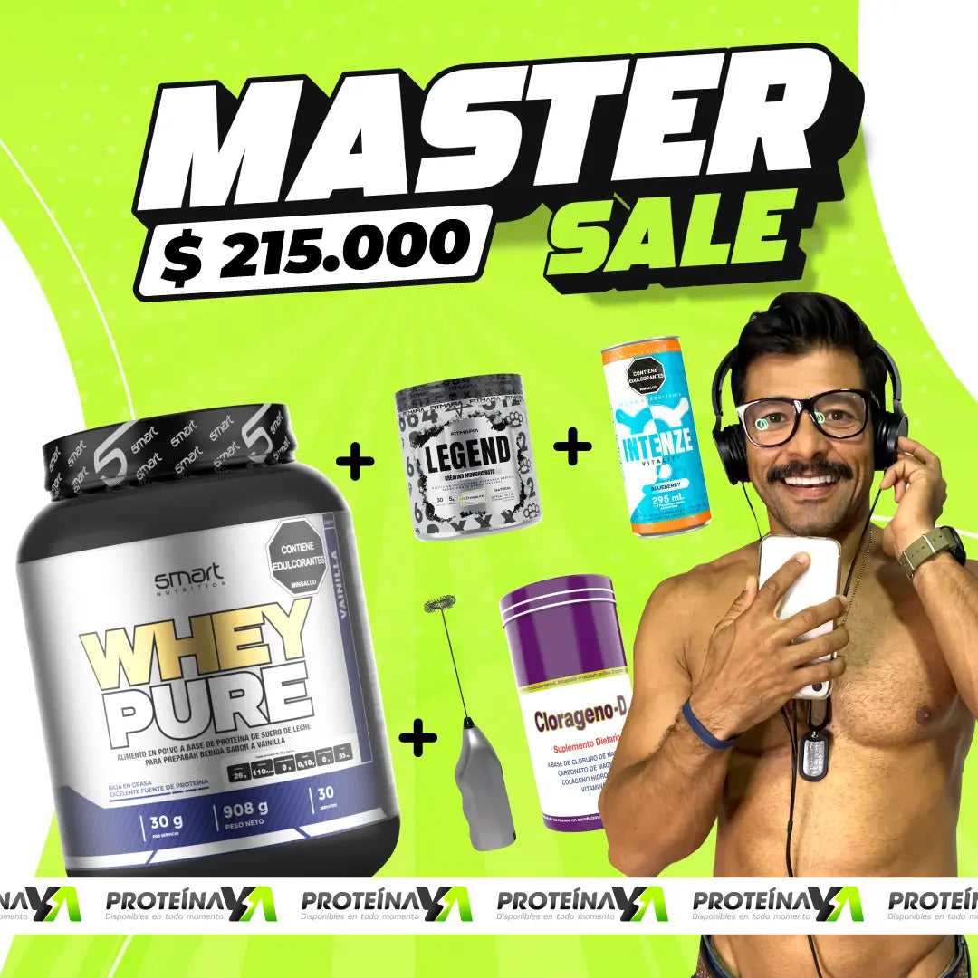 Whey Pure 2 lb + Legend Fitmafia + Clorágeno-D + Obsequios