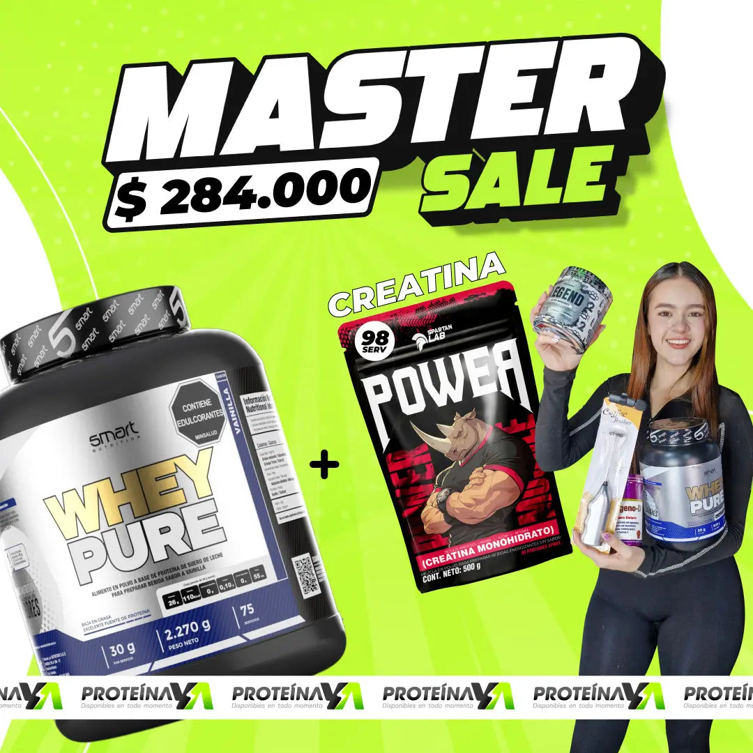 Whey Pure 5 LB + Creatina Power 500 g (gratis)