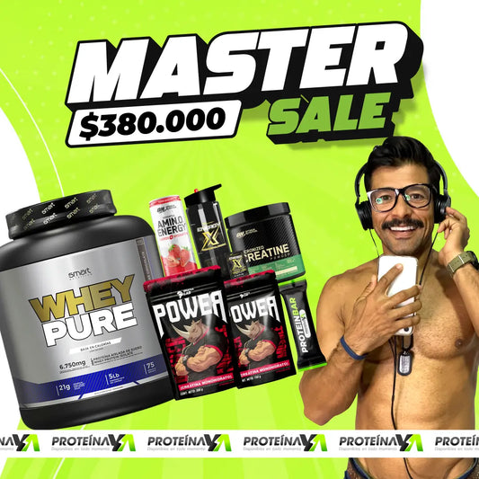 Whey Pure 5 lb + Creatina Power 500 y 150 g + Creatine ON 60 Serv + Obsequios