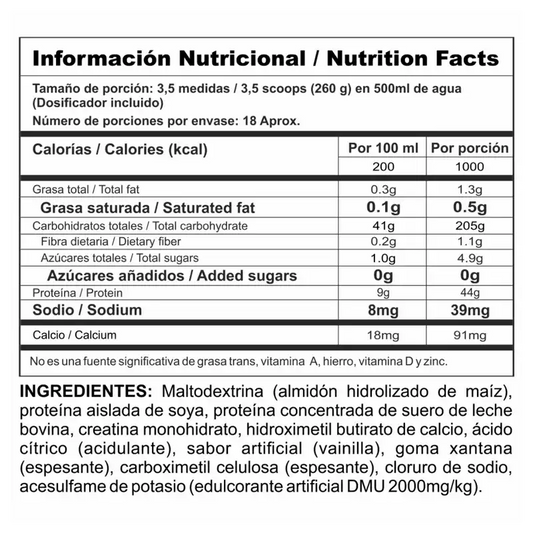 Megaplex Creatine Power - Proteína YA