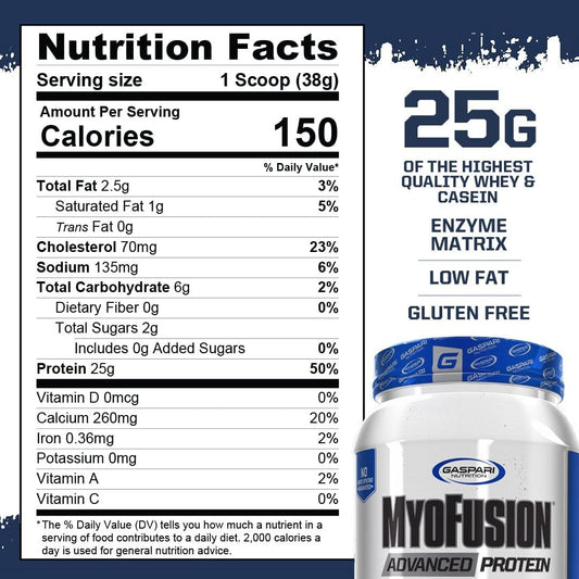 MyoFusion Gaspari - Proteína YA