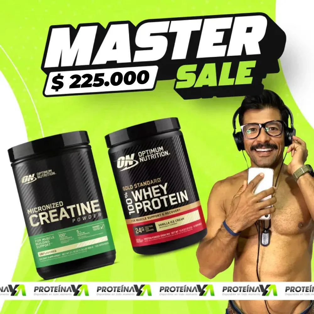 Creatine 120 serv Optimum + Gold Standard 100% Whey 10 serv (gratis)