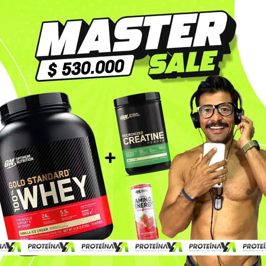Gold Standard 5 LB + Creatine ON 120 Serv + Obsequios